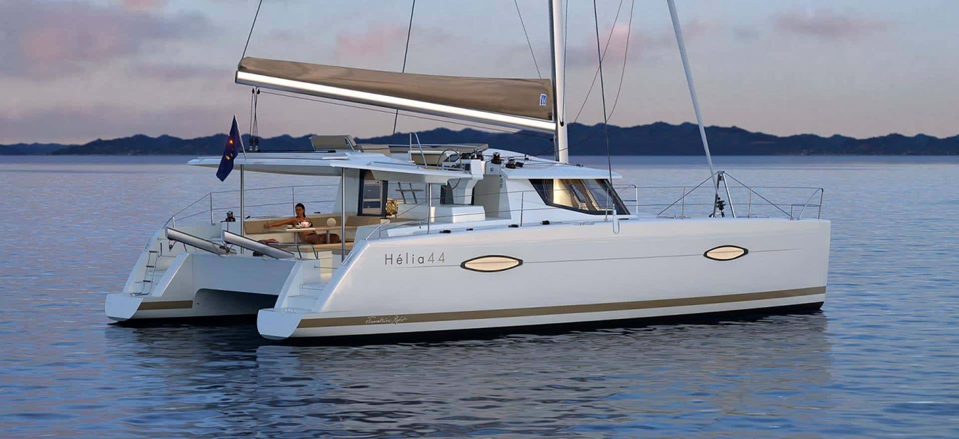 helia 44 sailing catamaran