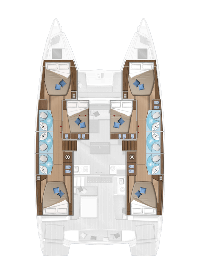 lagoon 50 catamaran 6 cabins