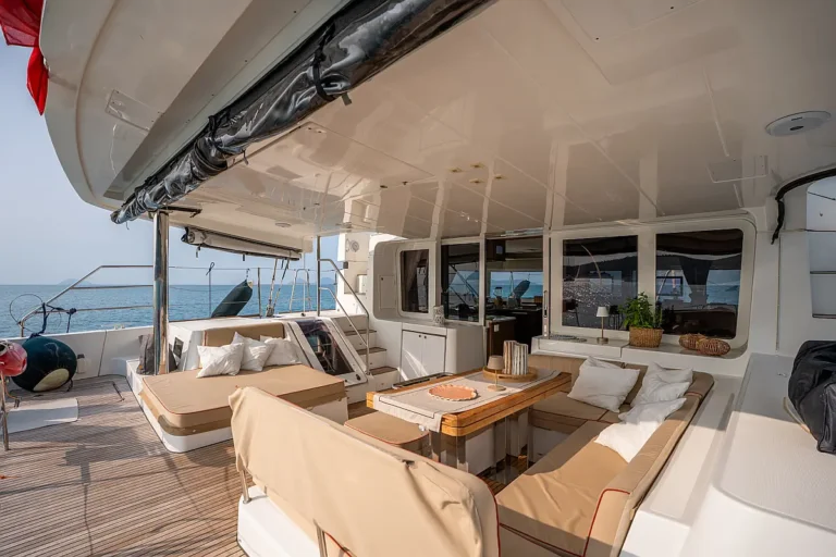 Lagoon 52F Fico cockpit 2