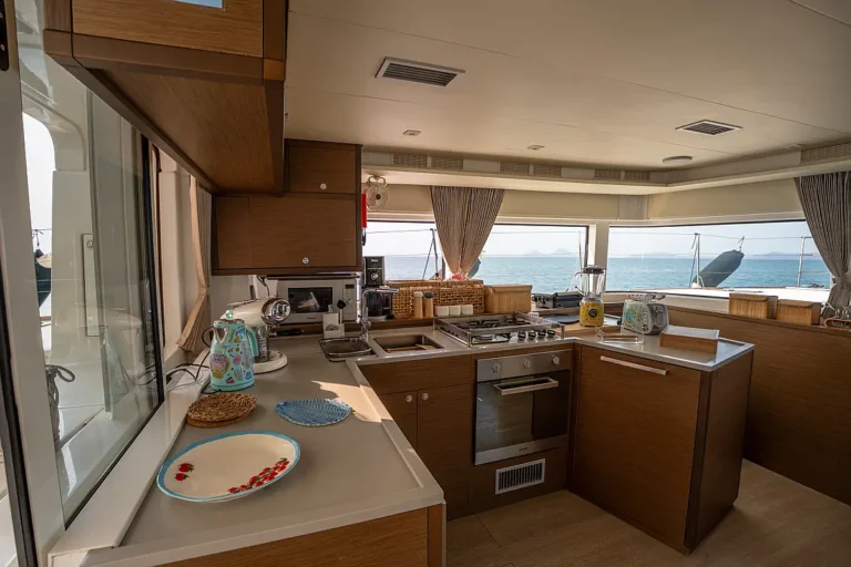 Lagoon 52F Fico galley