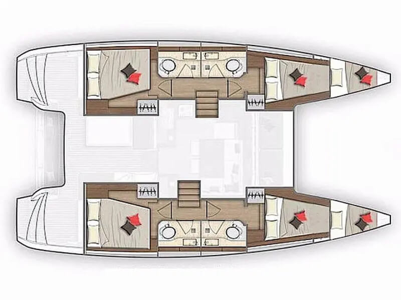 Lagoon 40 Georgios layout