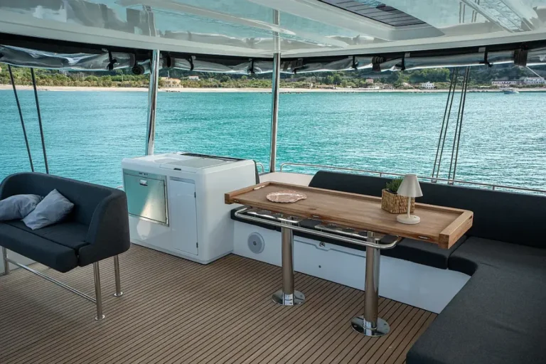 Lagoon 55 Vega cockpit 2