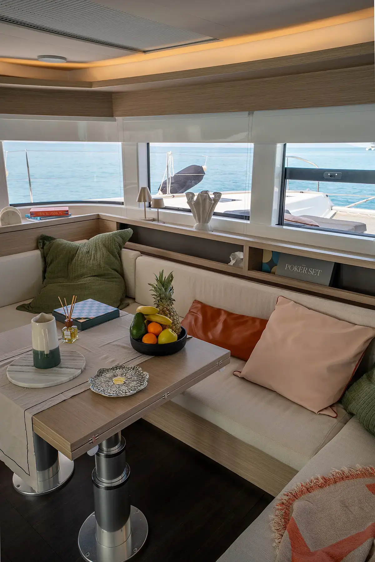 Lagoon 55 Vega dining