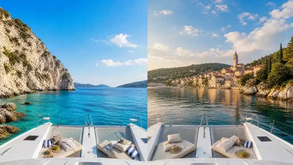 greece vs croatia sailing holiday catamaran