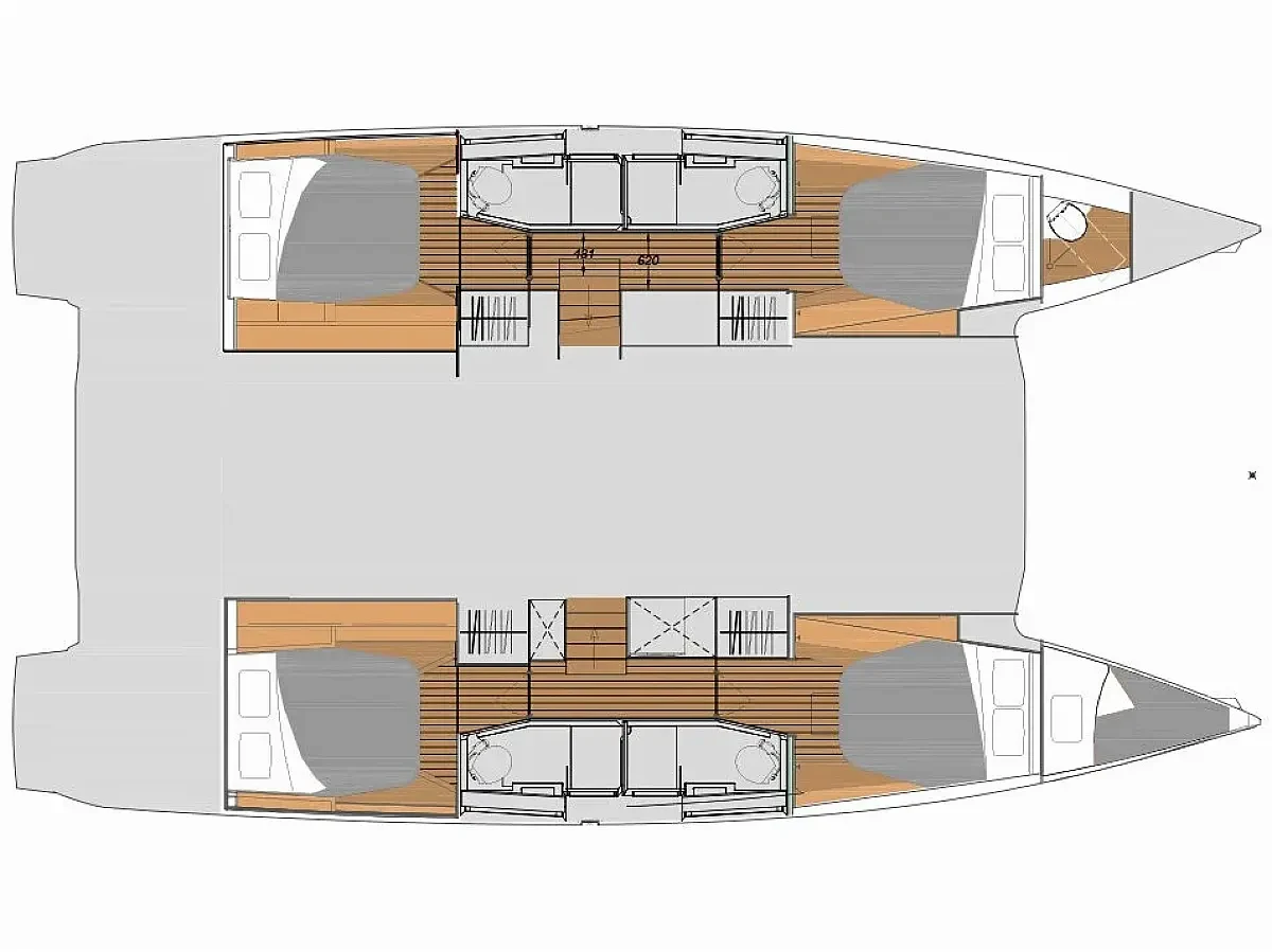 Elba 45 Blu Dolphin layout