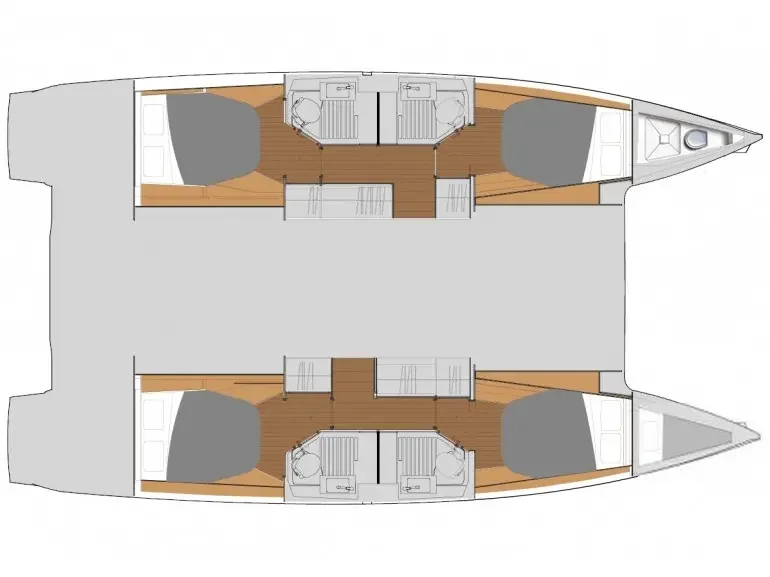Fountaine Pajot Astrea 42 Amapola layout