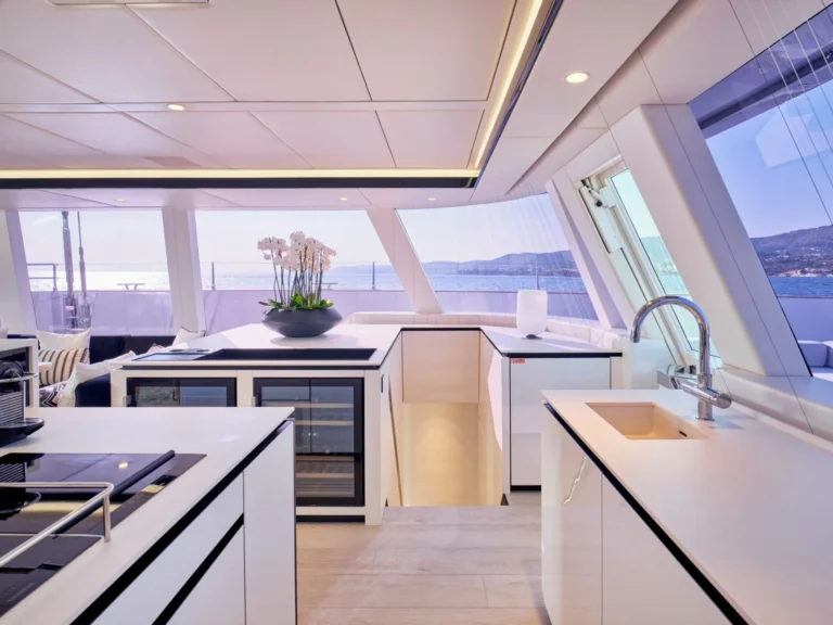 Saloon and galley