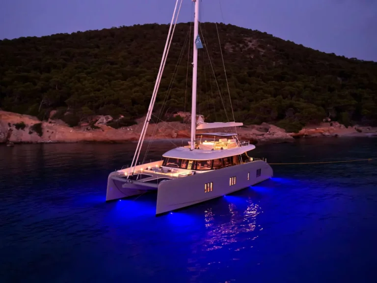 Evening at anchor