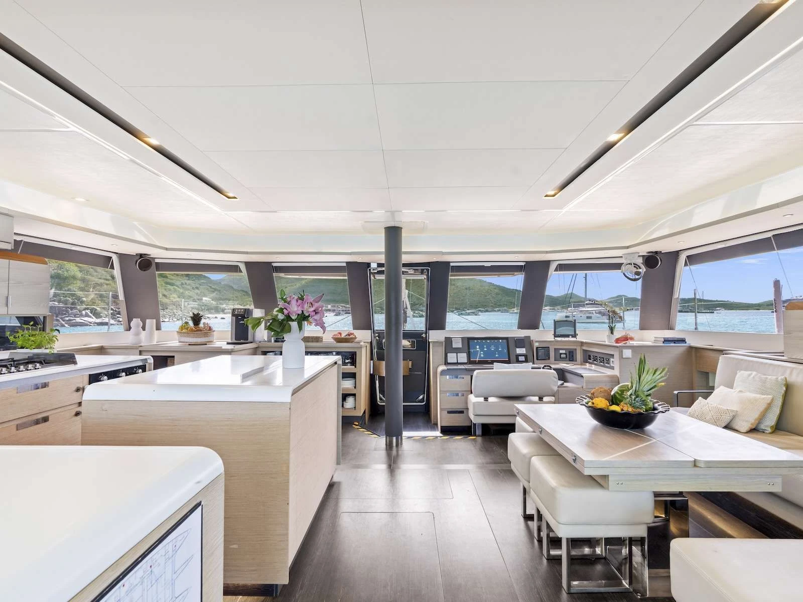 Fountaine Pajot Alegria 67 ADEONA – Saloon and galley