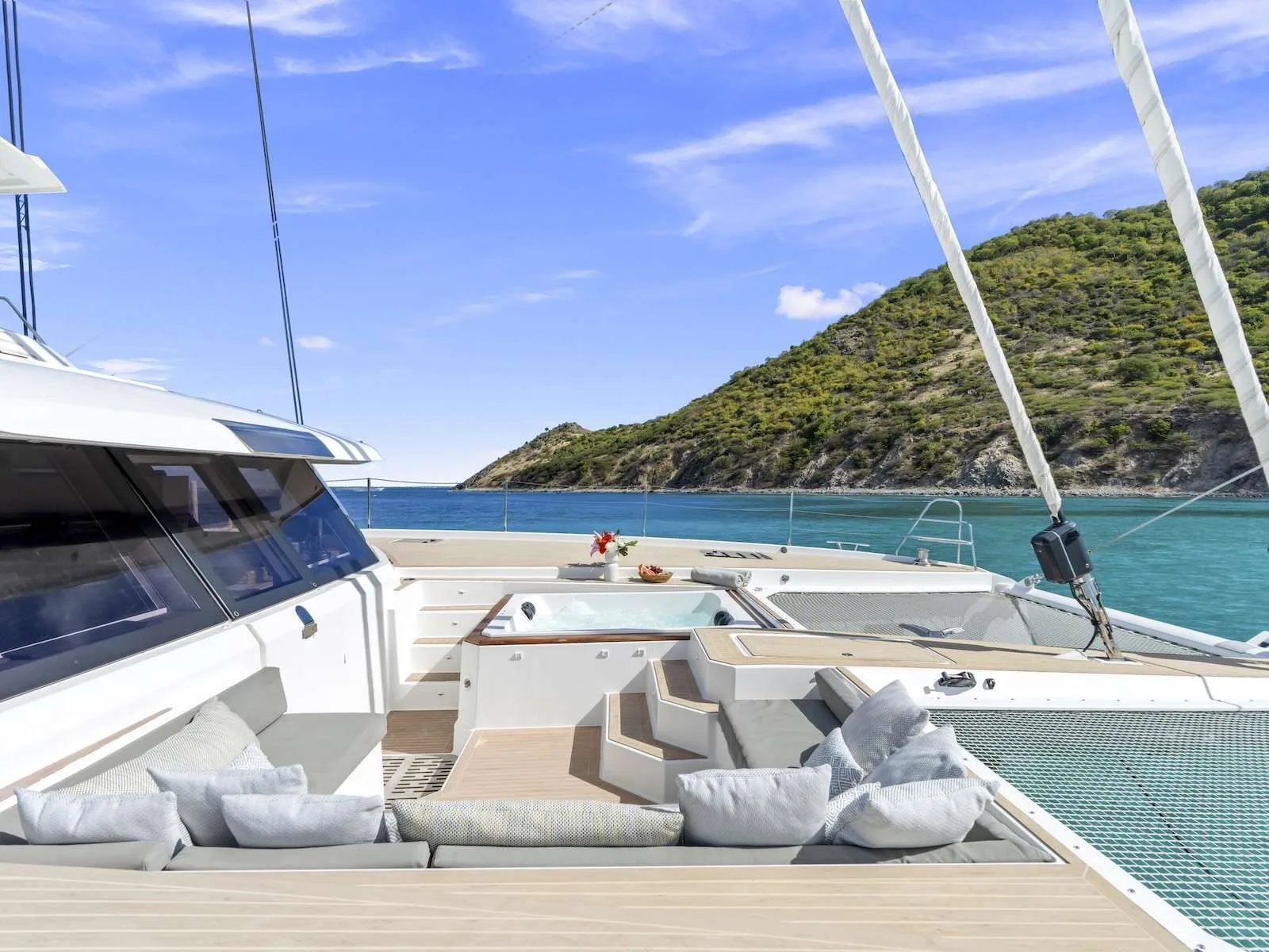 Fountaine Pajot Alegria 67 ADEONA – Forward cockpit