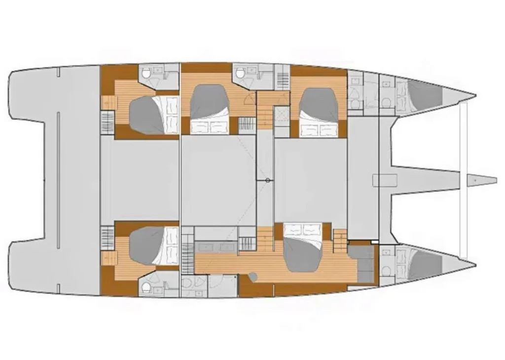 AZURE yacht layout