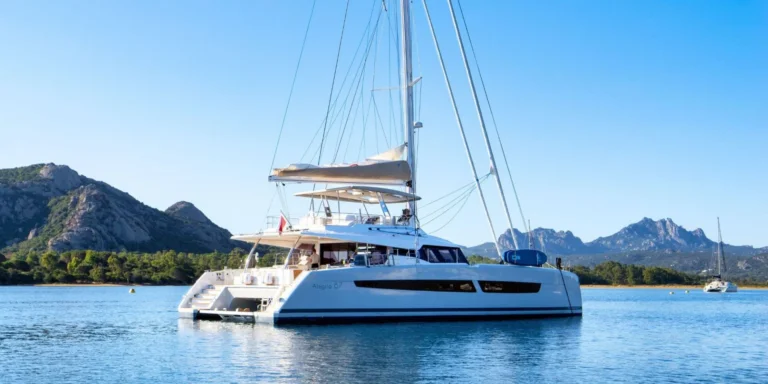 Fountaine Pajot Alegria 67 BLUESATION – at anchor