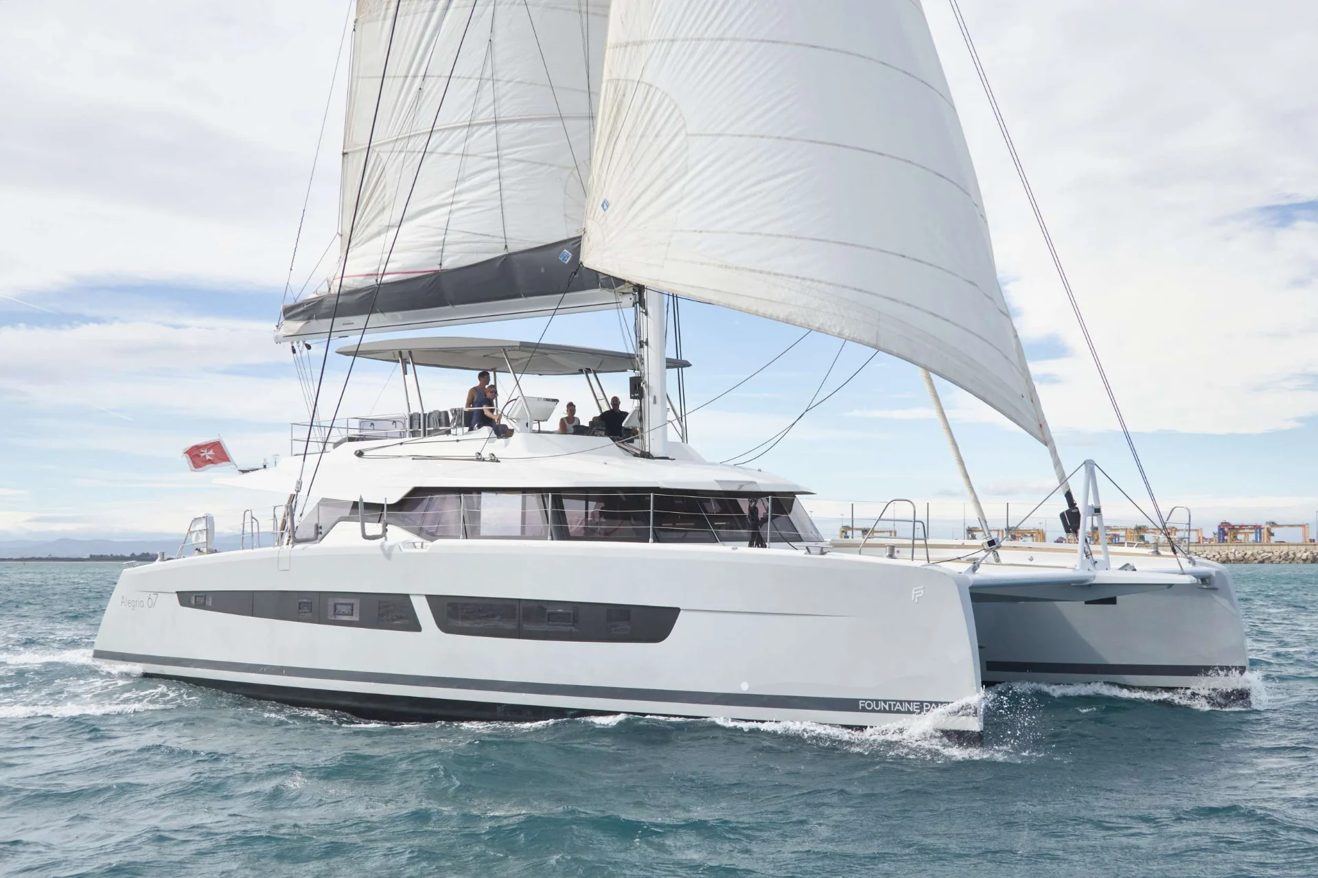 FP Alegria 67 INSPIRANTE – under sail