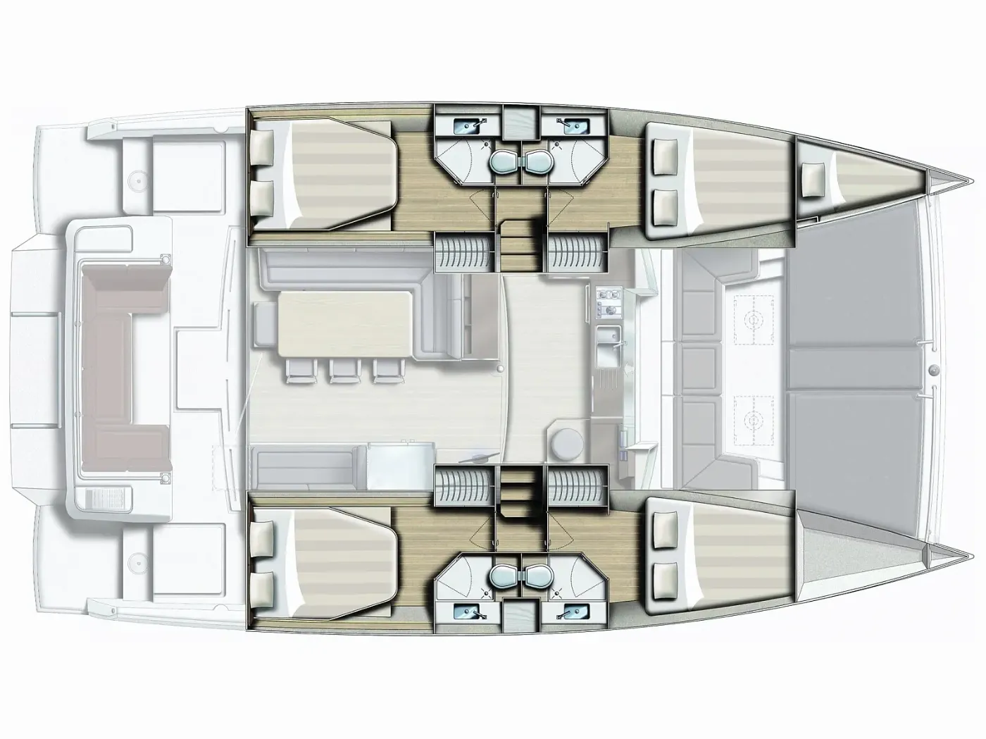 Bali 4.3 Alba in Greece | LuxuryCatamarans.com