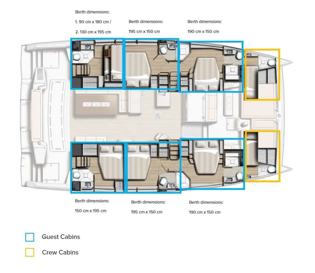 NAMASTE OF BALI yacht layout