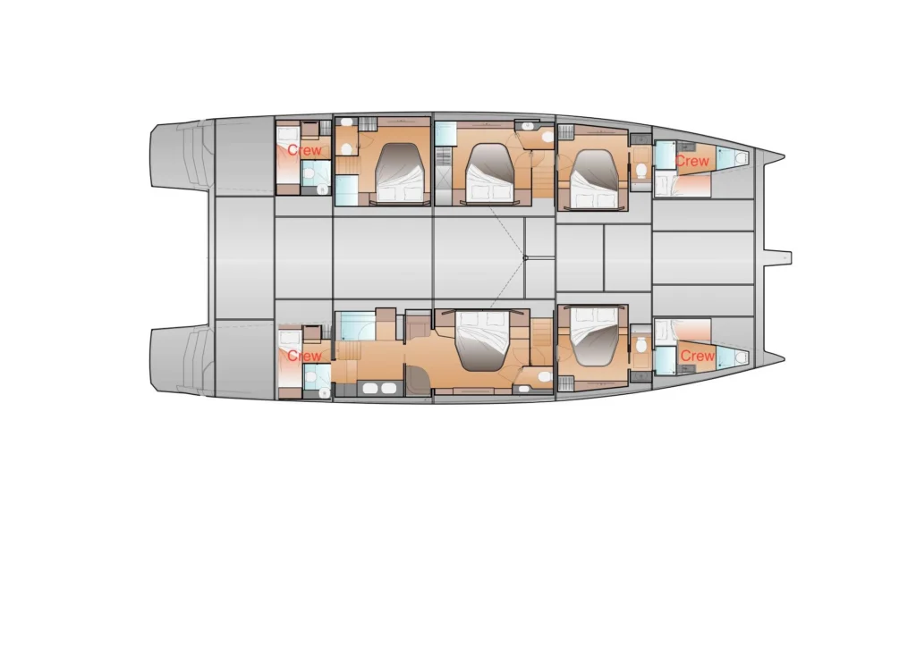 ELLY II yacht layout
