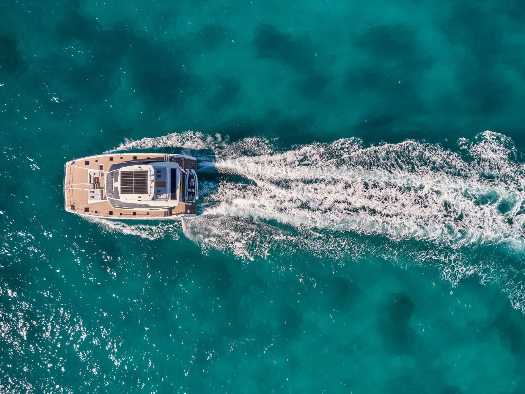 Fountaine Pajot Power 67 ALENA – Cruising from above