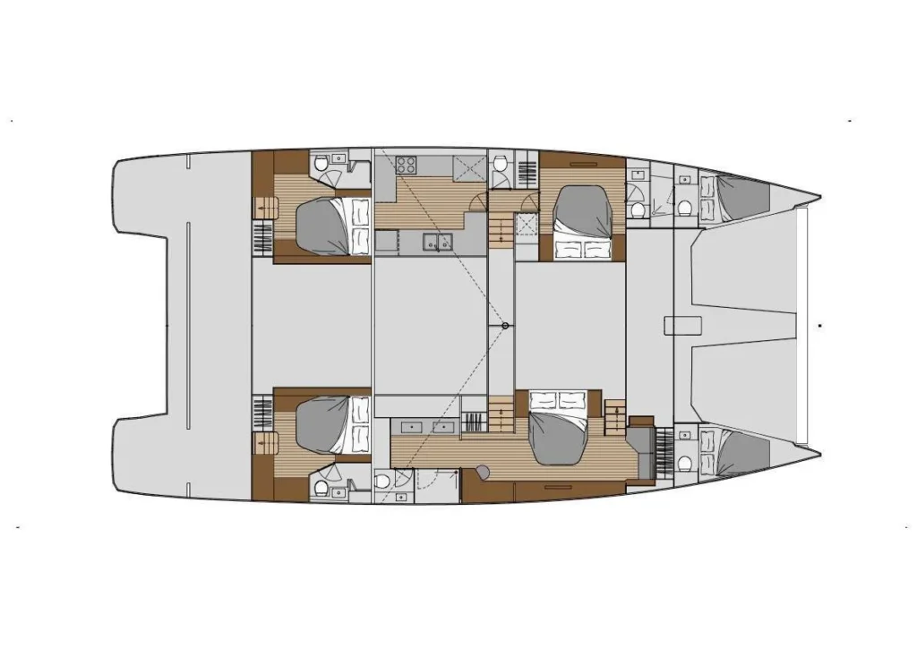 ALENA yacht layout