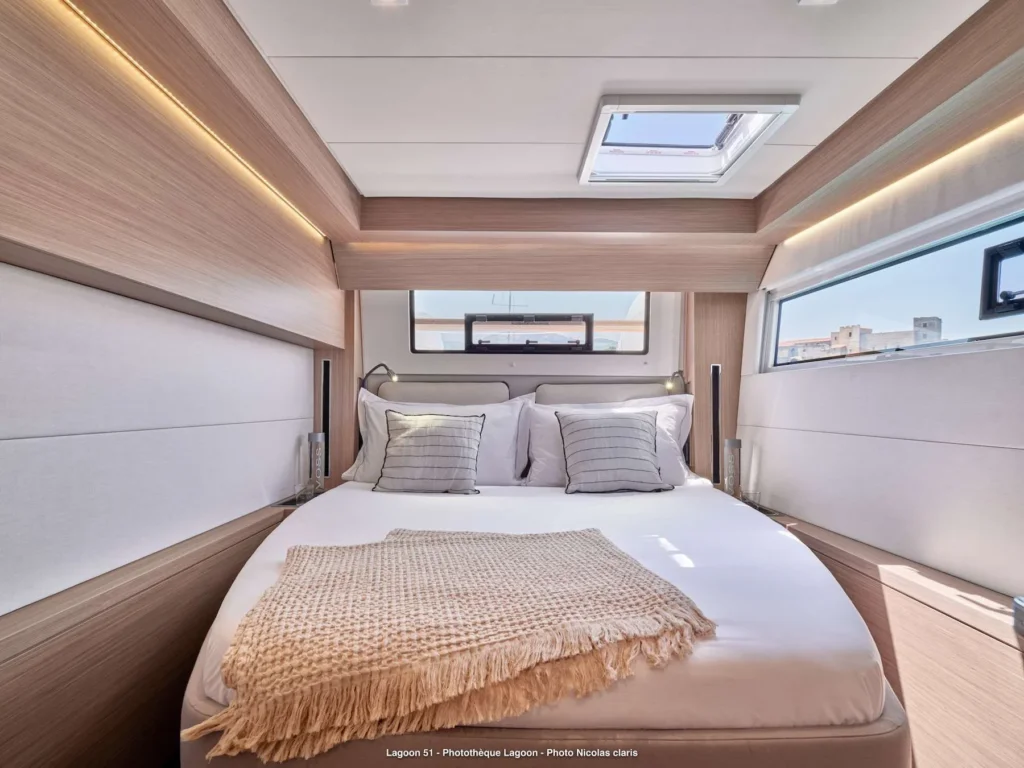 Lagoon 51 QUEEN ALEXANDRA – aft cabin
