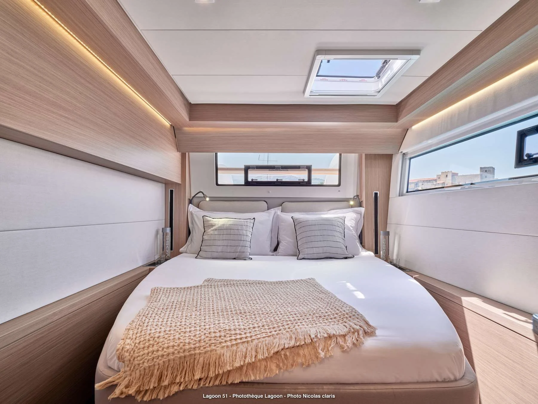 Lagoon 51 QUEEN ALEXANDRA – aft cabin
