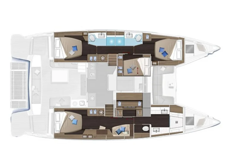 Lagoon 51 QUEEN VICTORIA – layout