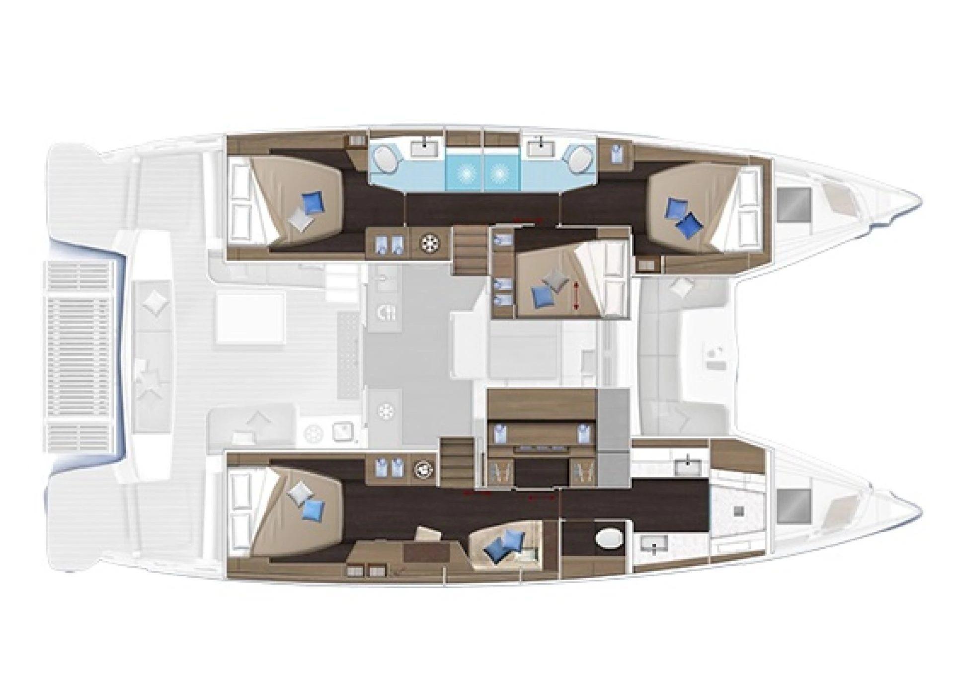 Lagoon 51 QUEEN VICTORIA – layout