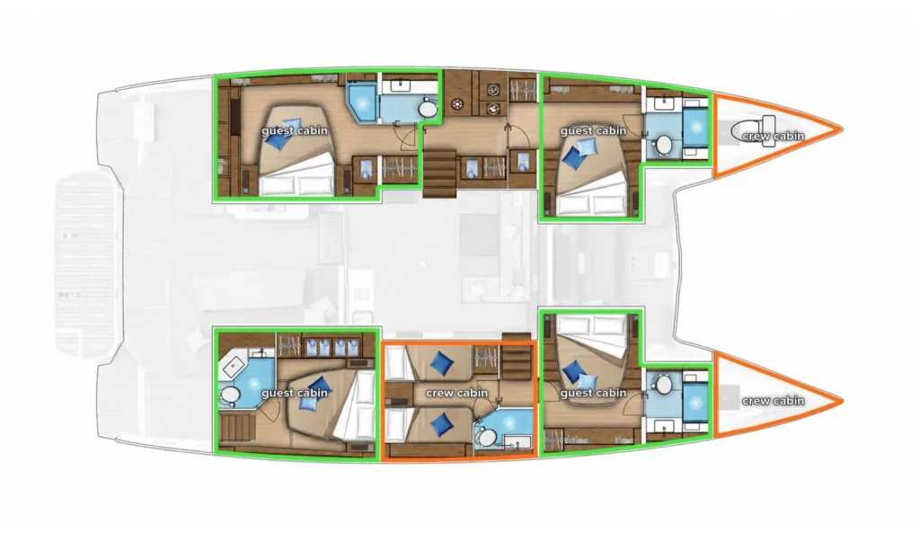 ADRIATIC PEARL yacht layout