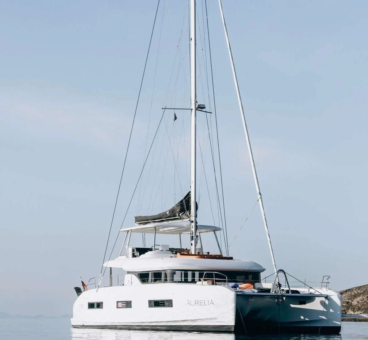 Lagoon 55 AURELIA – In the marina