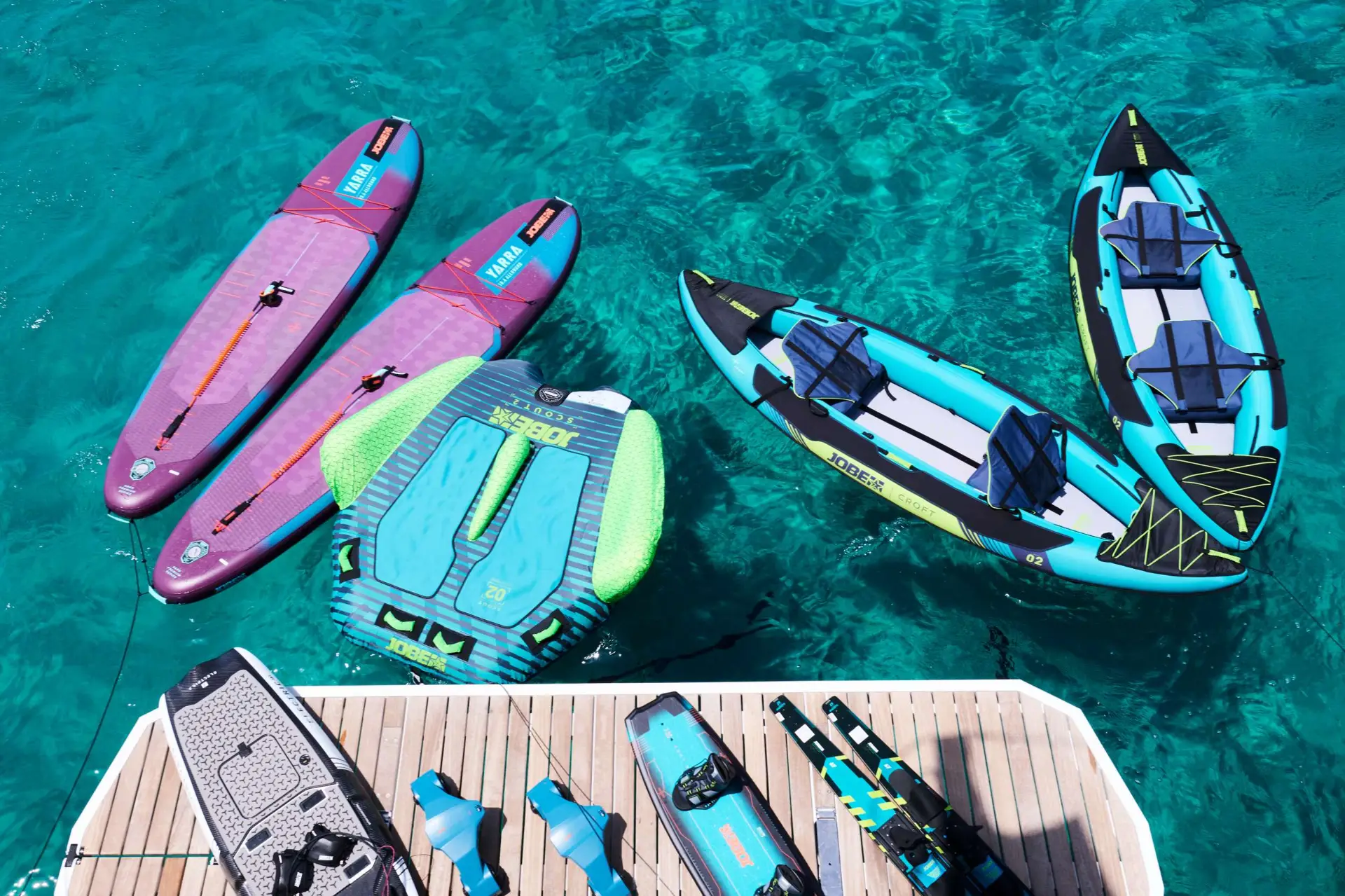 Lagoon 55 DREAM – Paddleboards, kayaks and Seabobs