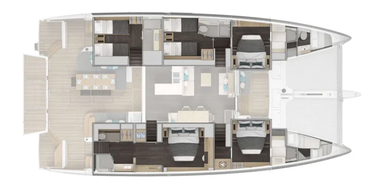 Lagoon 60 MONTECRISTO – layout