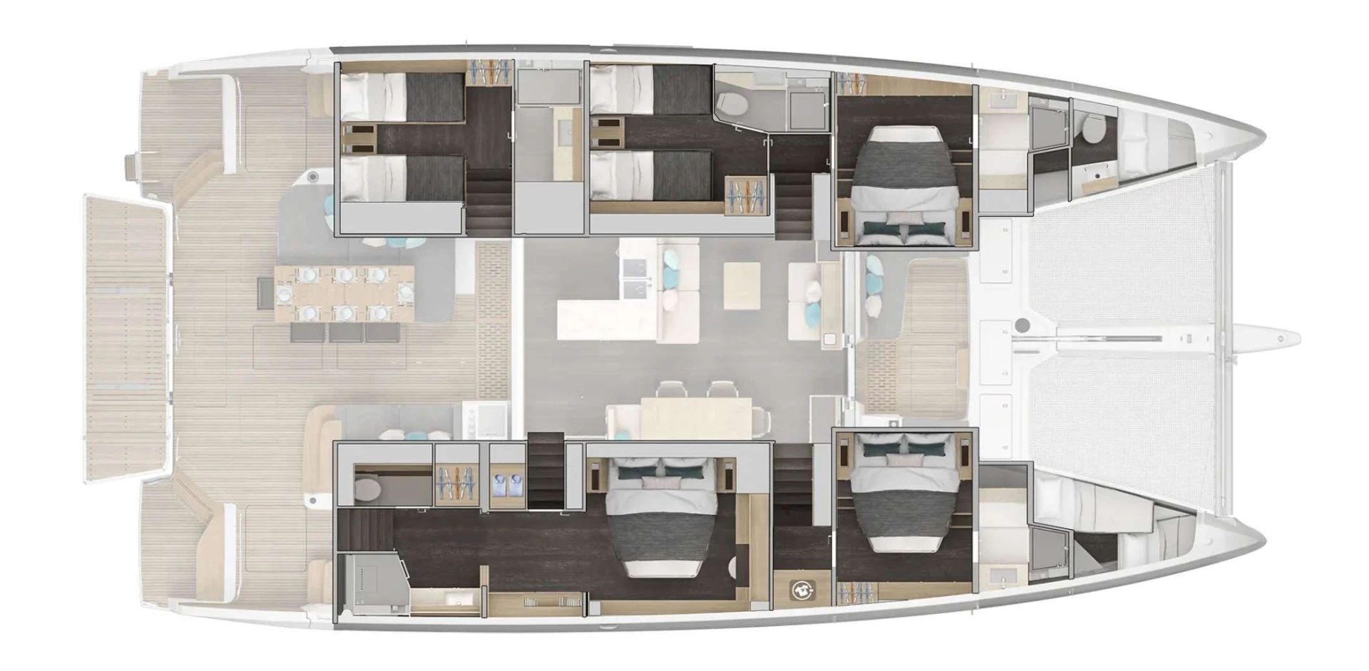 Lagoon 60 MONTECRISTO – layout