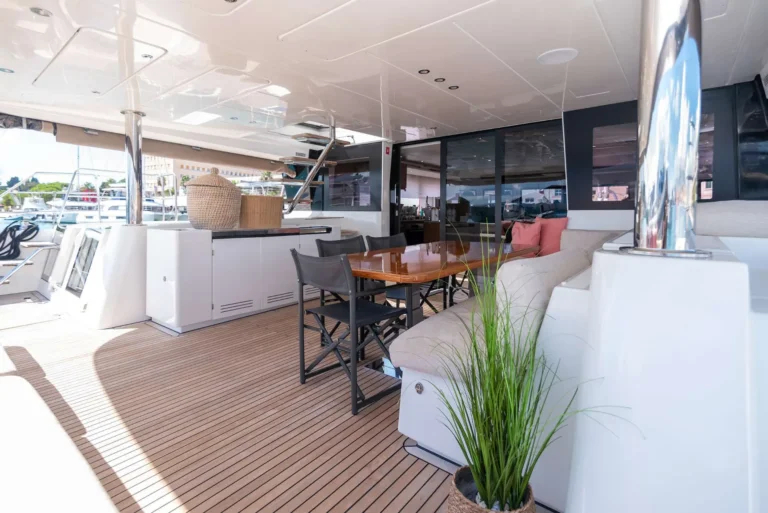 Lagoon 620 ADRIATIC LION – aft cockpit
