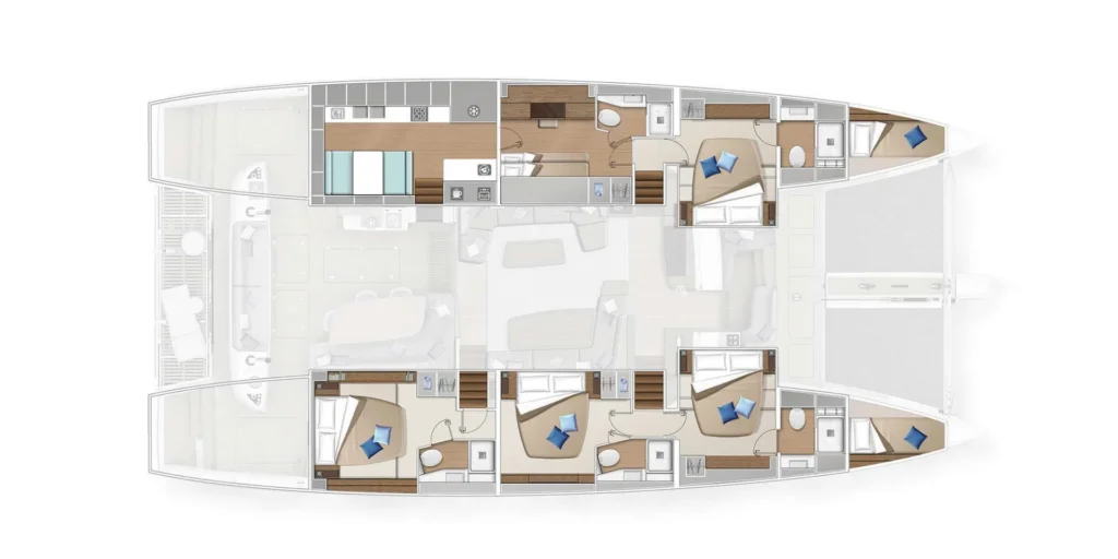 DAIQUIRI yacht layout