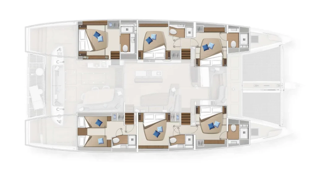 JUSTIFIED HORIZONS yacht layout