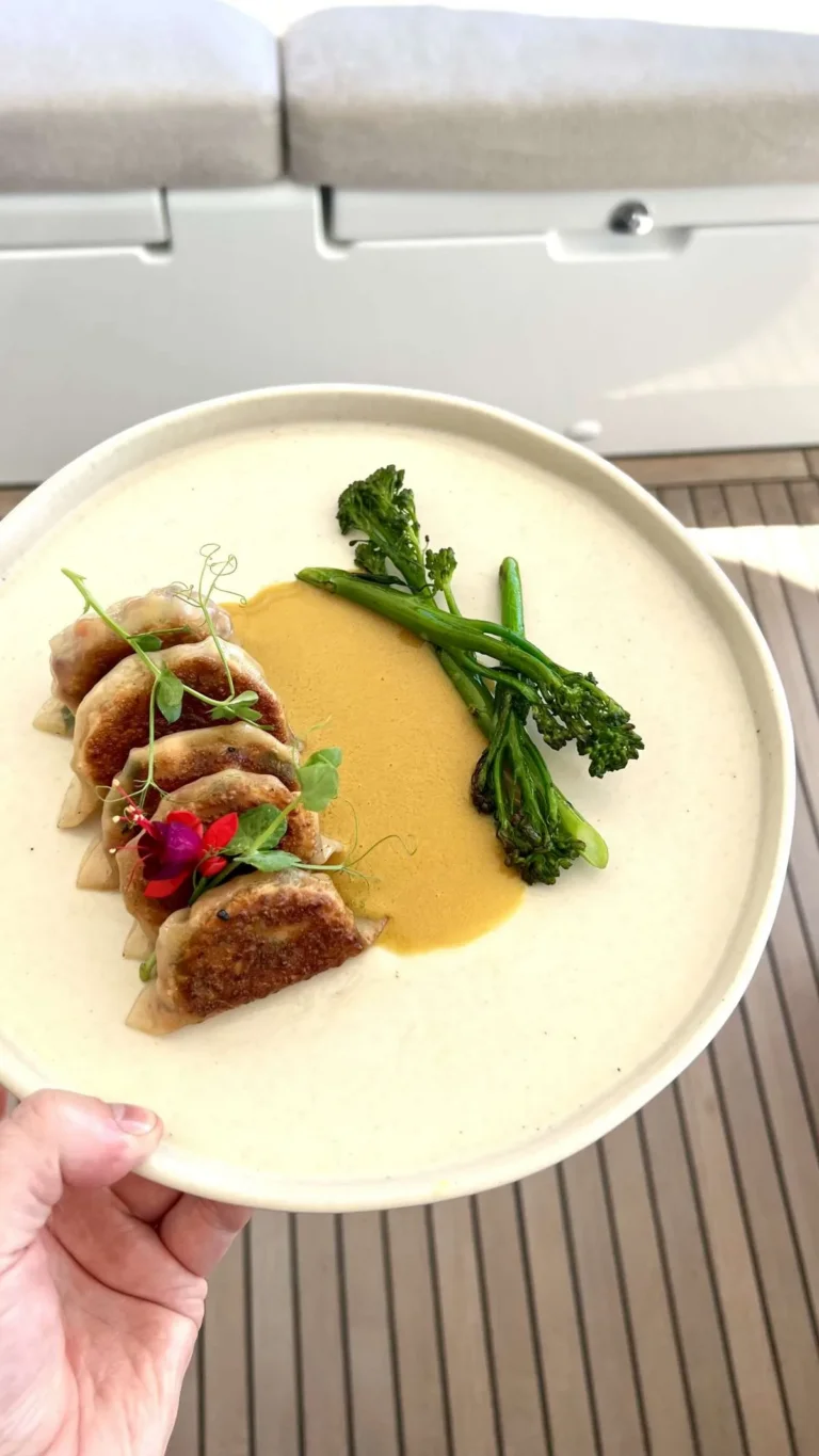 Lagoon 77 ADRIATIC DRAGON – Signature plated dish