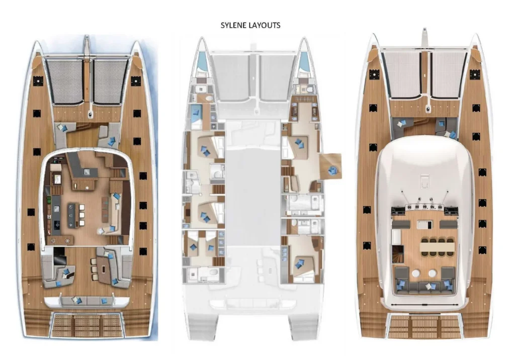 SYLENE yacht layout
