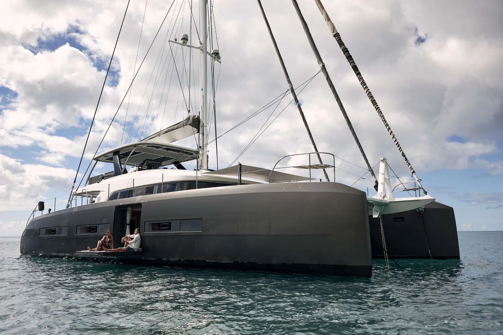 Lagoon Seventy 7 LA GATTA – Under sail