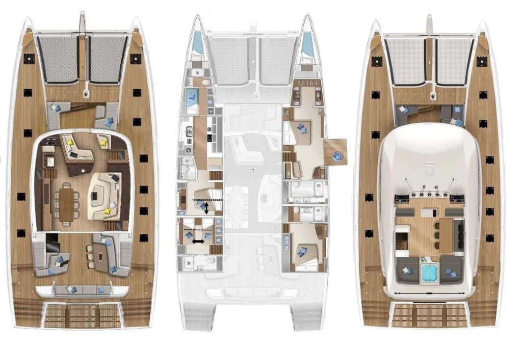 REVA NUI yacht layout
