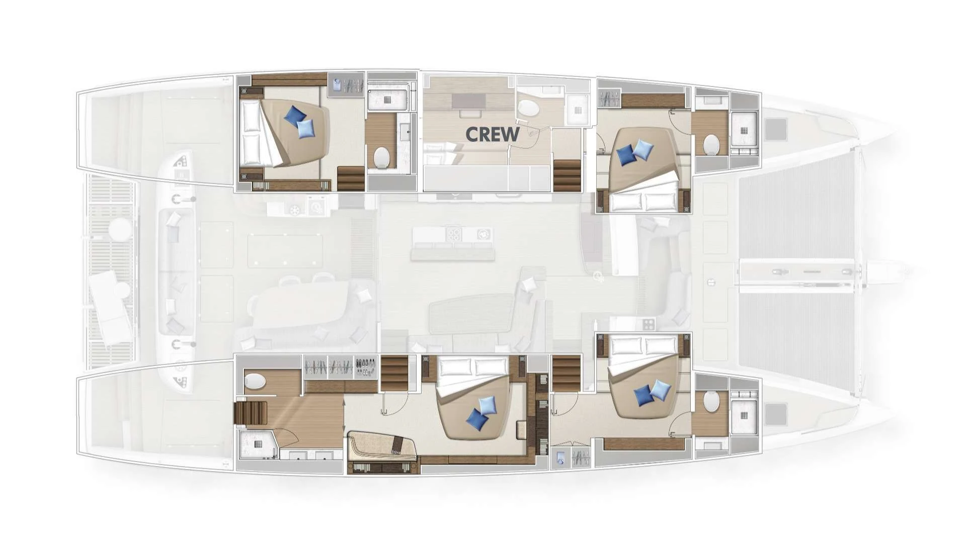 Lagoon Sixty 5 TRIWING ENDOR – layout