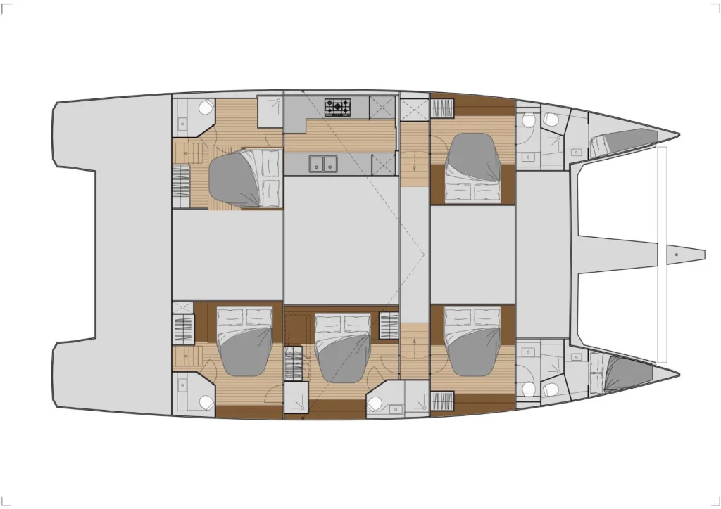 ALLURE yacht layout
