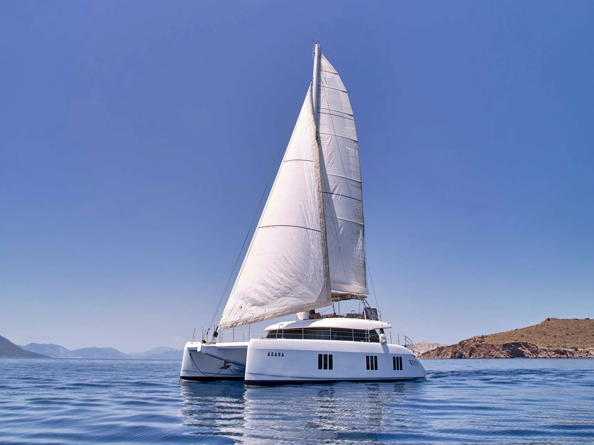 Sunreef 50 ADARA – ADARA under sail