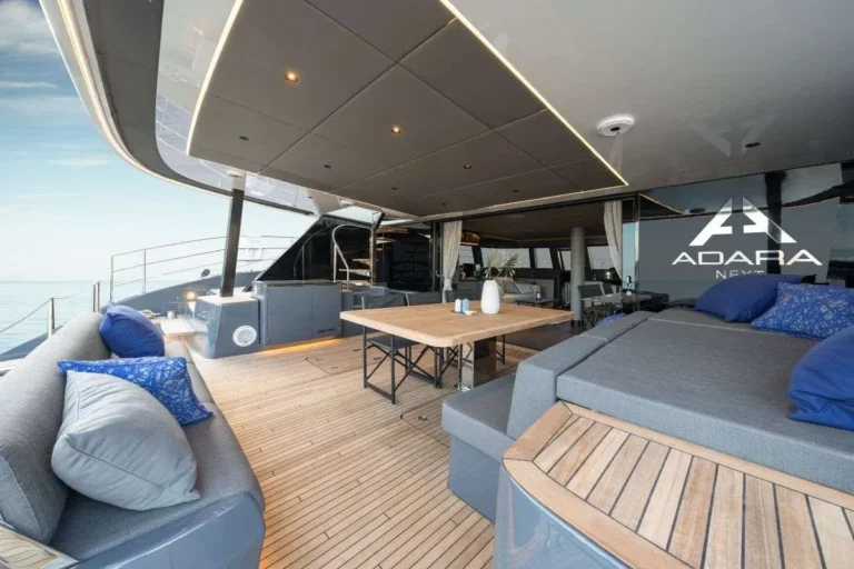 Sunreef 60 ADARA NEXT – Aft deck lounge