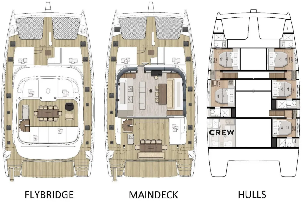 GYRFALCON yacht layout