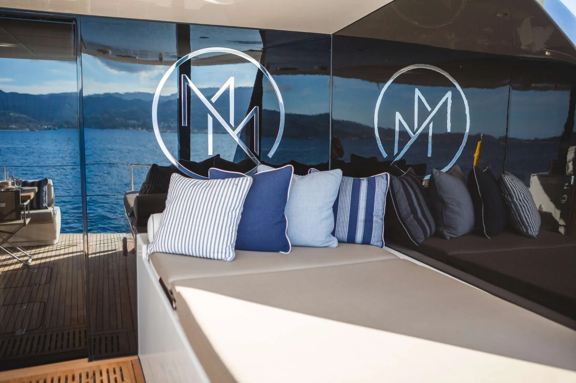 Sunreef 60 MYMARIA – Forward cockpit lounge