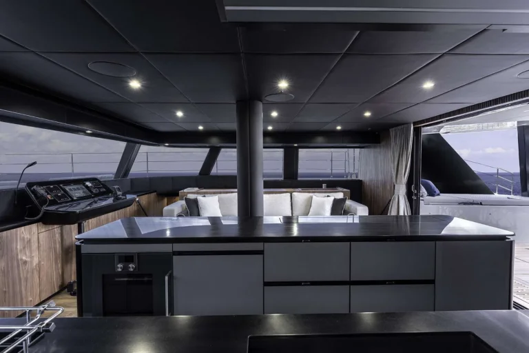 Sunreef 60 OYA – saloon and galley