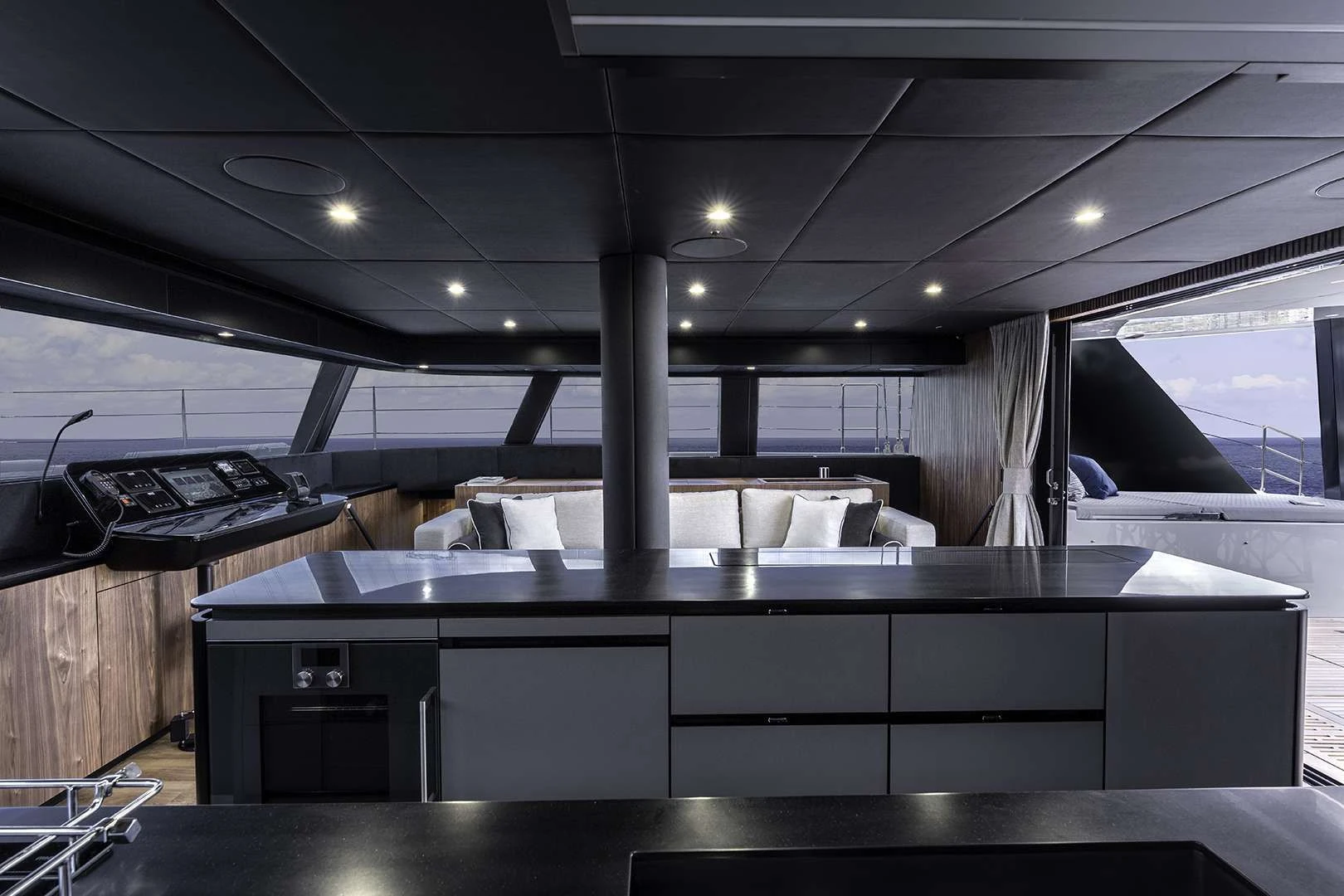 Sunreef 60 OYA – saloon and galley