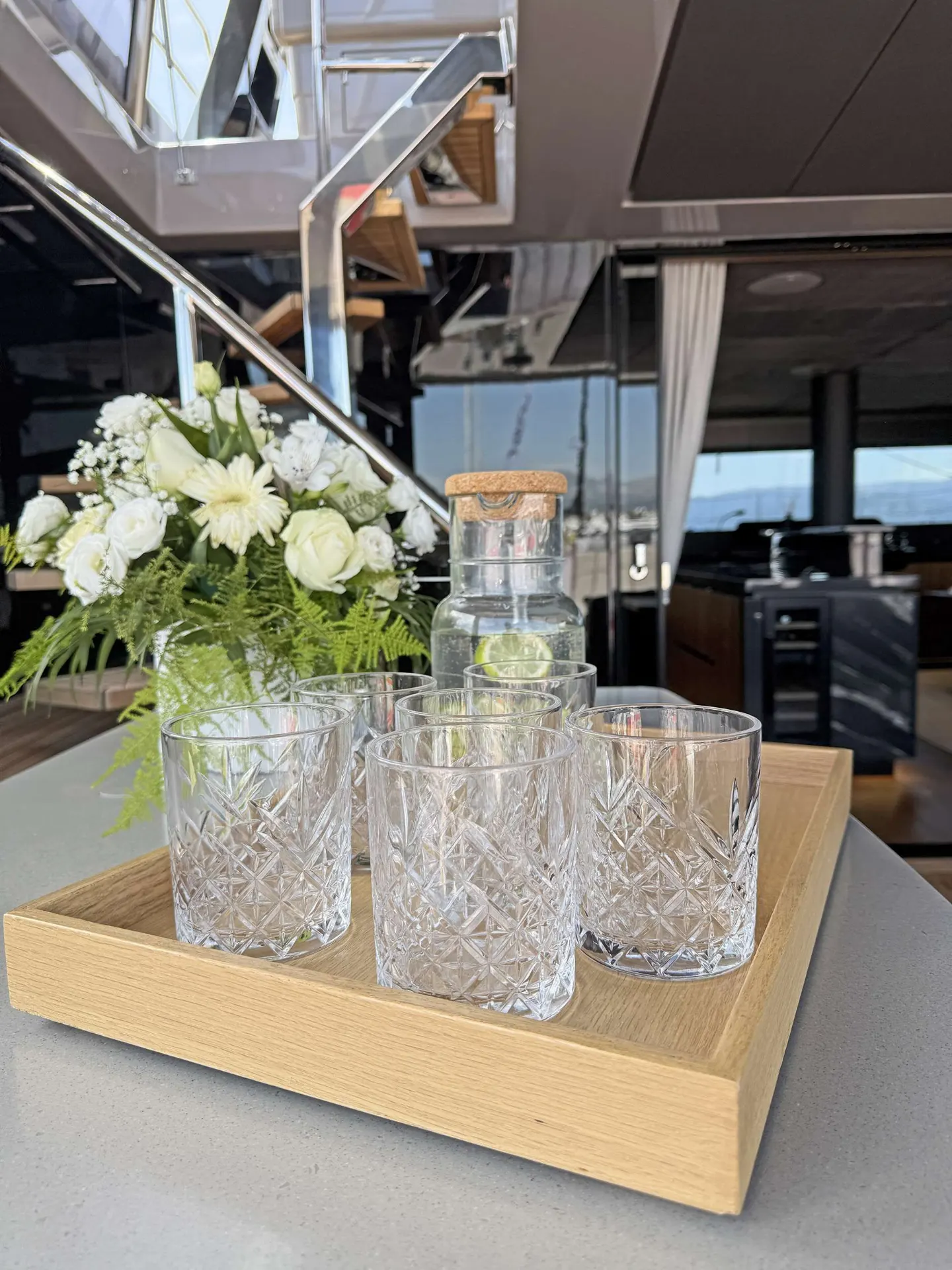 Sunreef 60 SERENITY – Welcome drinks