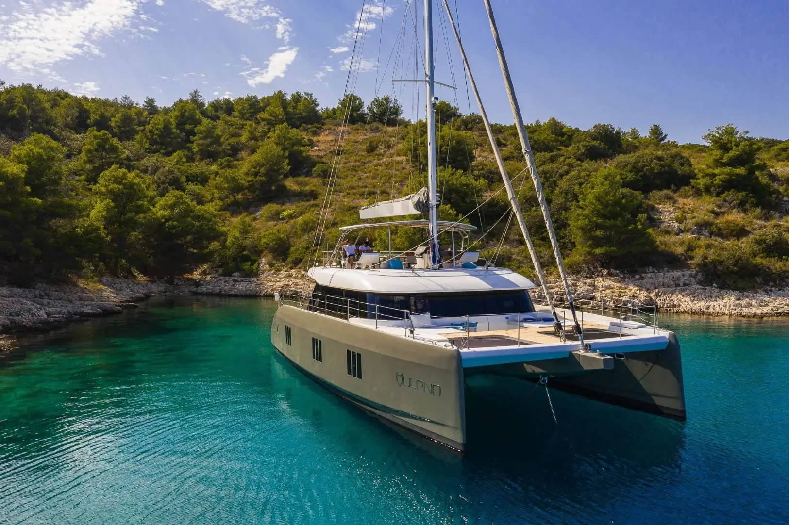 Sunreef 60 VULPINO – aerial view