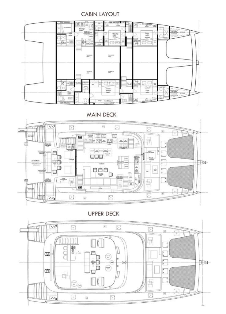 ENDLESS HORIZON yacht layout