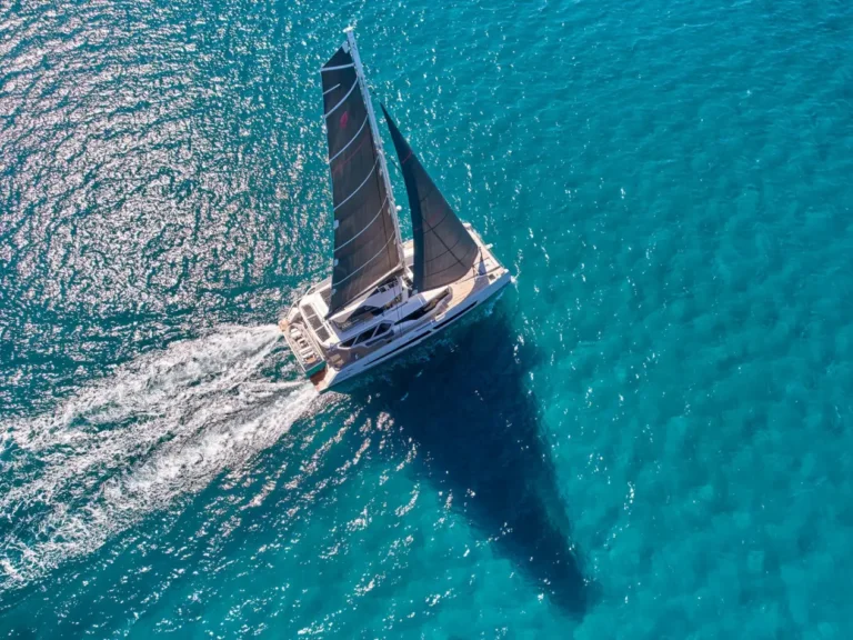 Thira 80 ALOIA 80 – Aerial view under sail